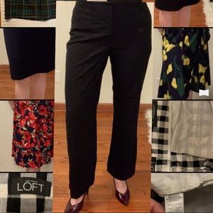 Anne Taylor Loft Black Dress Pants size 6 Curvey